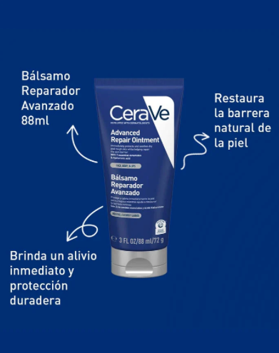 Cerave Advanced Repair Ointment/ Bálsamo Reparador Avanzado 88ML