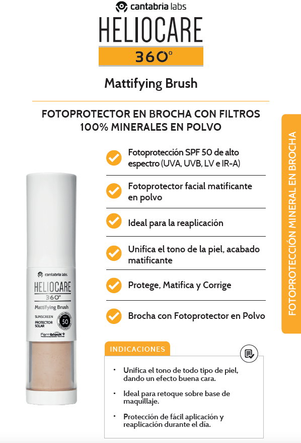 CANTABRIA HELIOCARE 360 MATTIFYING BRUSH 3G