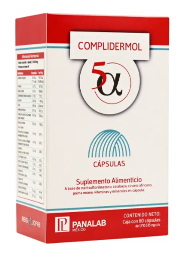 PANALAB Complidermol 5α Plus Caja Con 60 Cápsulas