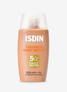 Isdin Fotoprotector Fusion Water Magic FPS 50 con Color Tono Medio