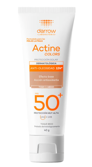 Darrow Actine Colors Protector Solar FPS 50 Tono 2