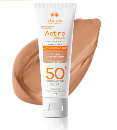 Darrow Actine Colors Protector Solar FPS 50 Tono 2