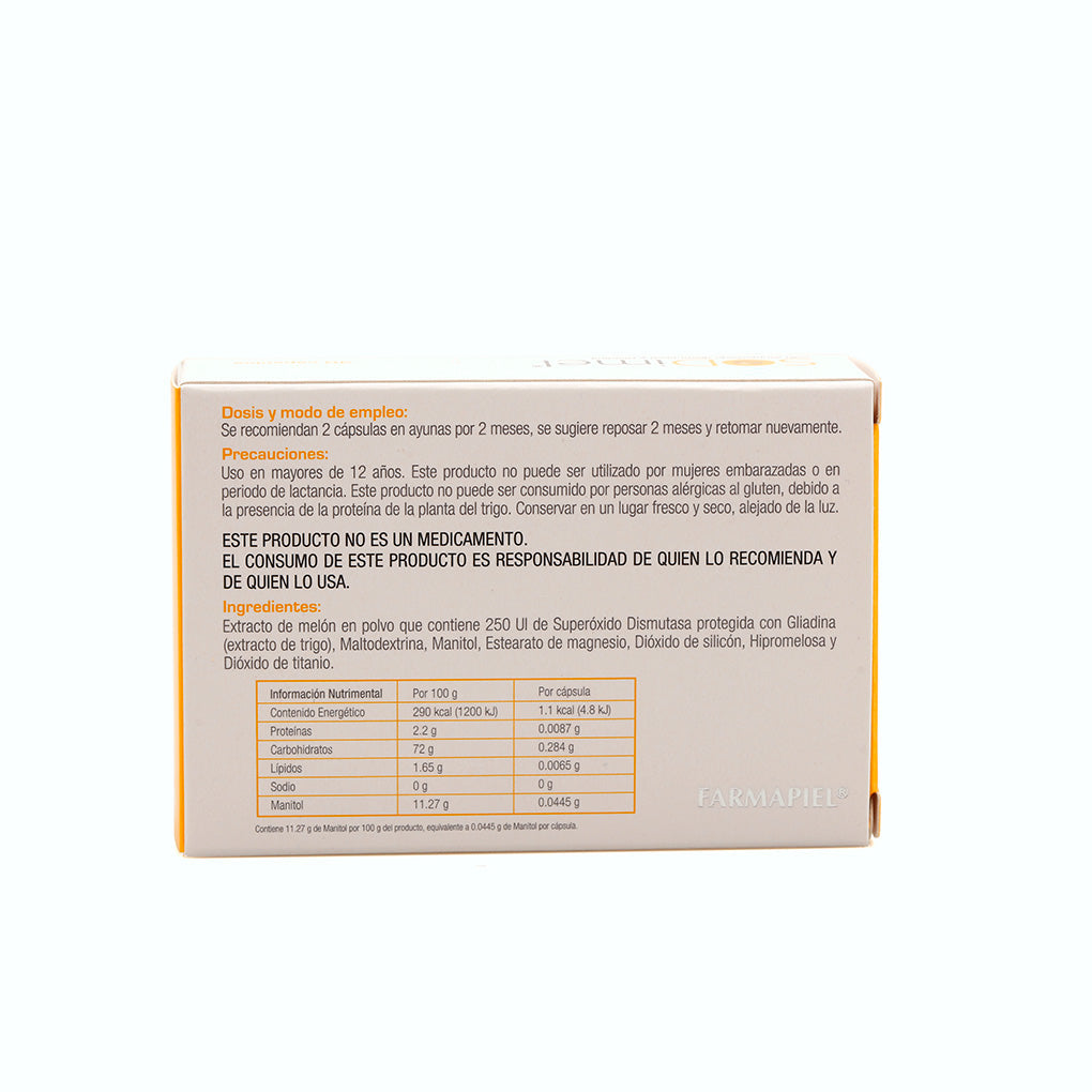 FARMAPIEL SoDimel suplemento alimenticio 60 cápsulas