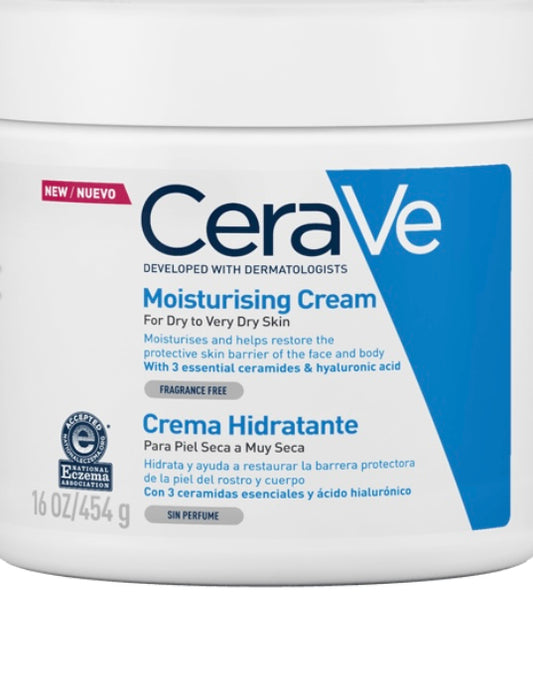 Cerave Crema Hidratante 454 g para piel seca a muy seca