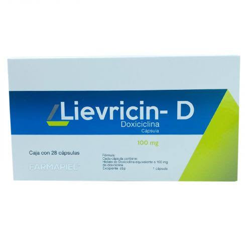 FARMAPIEL Lievricin - D 100 mg cápsulas