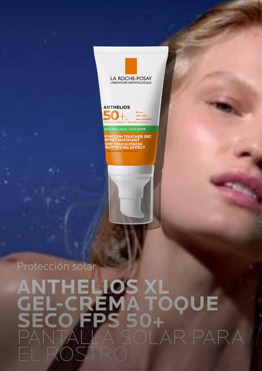 La Roche-Posay Anthelios  50+fps Toque seco sin color 50 ml