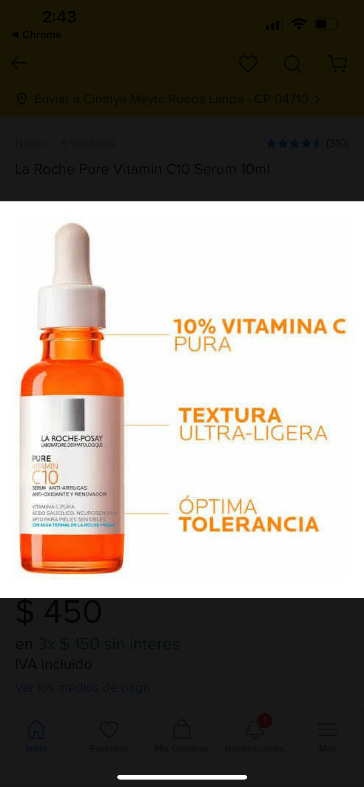 LA ROCHE-POSAY Pure vitamina C10